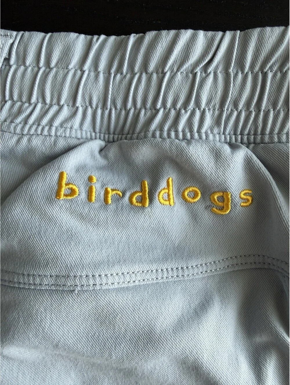 Birddogs Gym 6.5” Shorts XXL Gray Yellow Lined Boomstick Classic Athletic